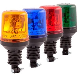 Girofar Rotativ 12V cu prindere cap de bara si amortizor vibratii